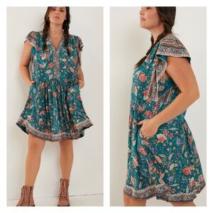 Anthropologie Adelene Midi/mini Dress NWOT 2x
